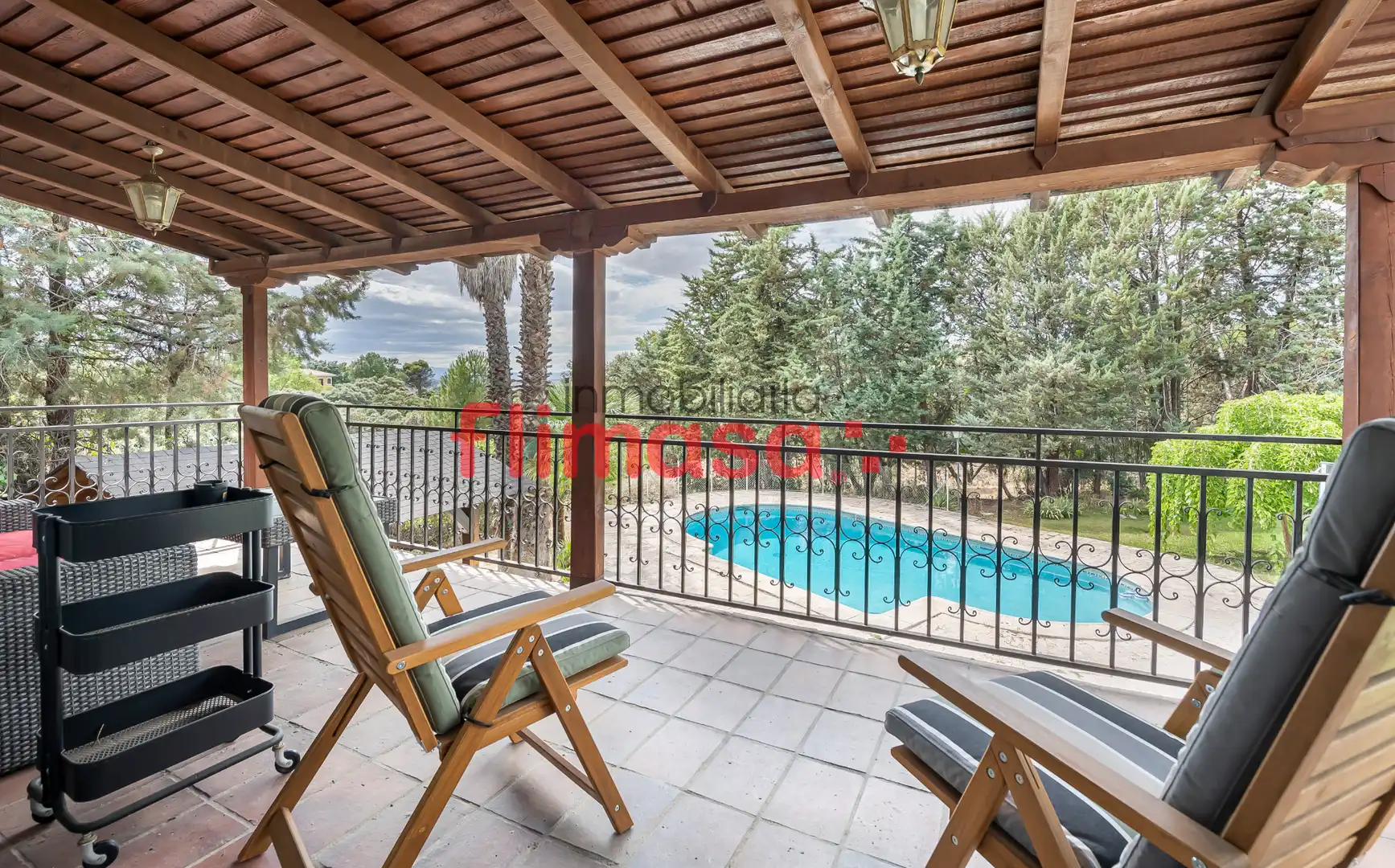 Terraza de Casa o chalet en venta en Villaviciosa de Odón con Aire acondicionado, Calefacción y Piscina