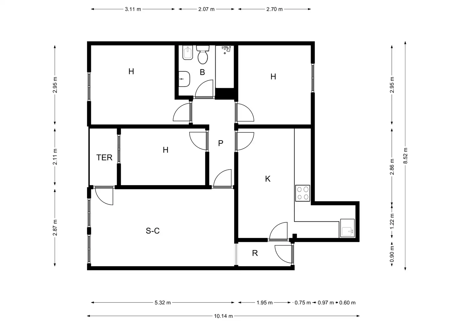 Piso en venta en C/ Riu Siurana, Campclar