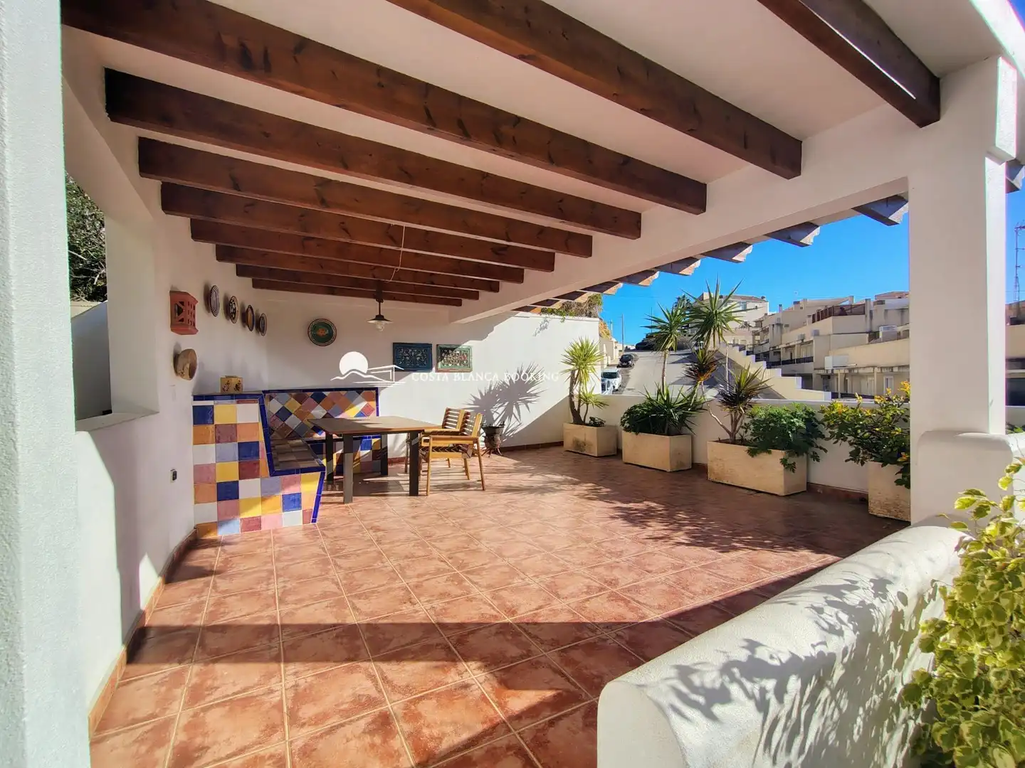 Terrassa de Casa o xalet en venda en Villajoyosa / La Vila Joiosa amb Aire condicionat, Jardí privat i Piscina