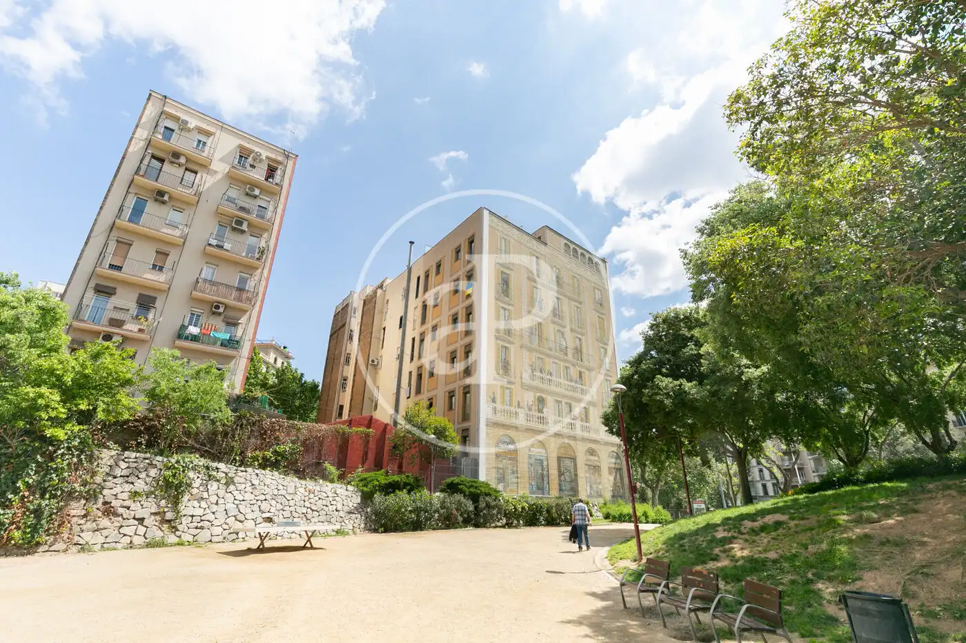 Vista exterior de Loft de lloguer en Barcelona amb Aire condicionat, Moblat i Balcó