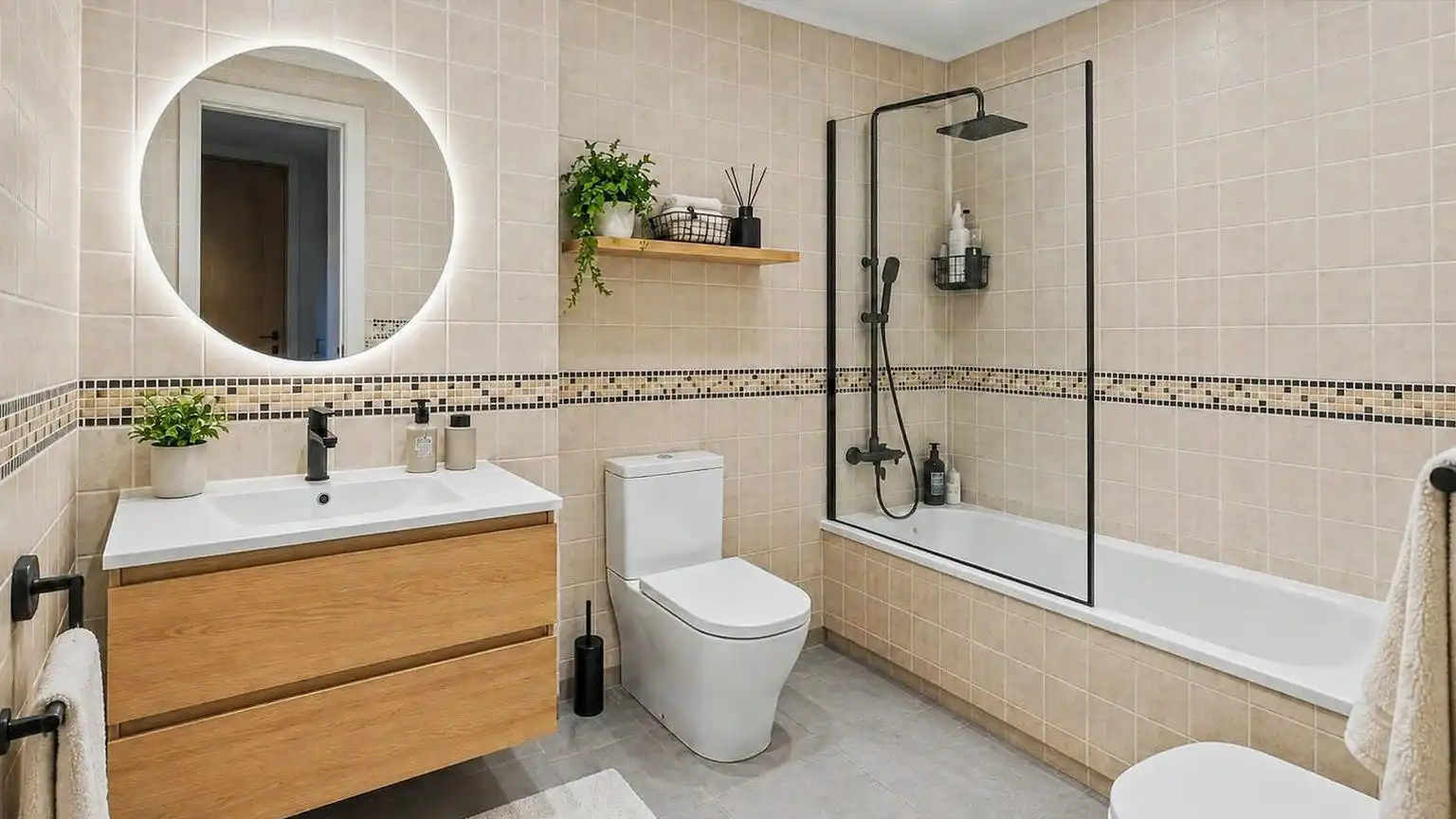 Bathroom of Flat for sale in Oliva  with Air Conditioner, Heating and Terrace