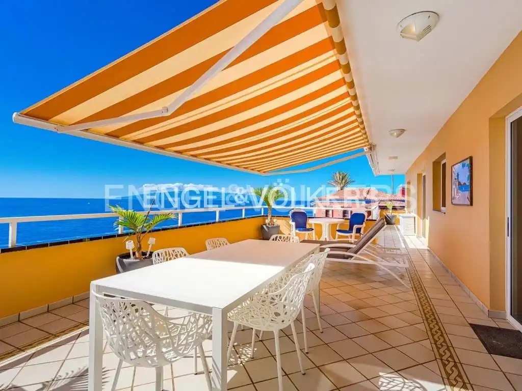 Terrasse von Wohnung zum Verkauf in Santiago del Teide mit Terrasse und Schwimmbad