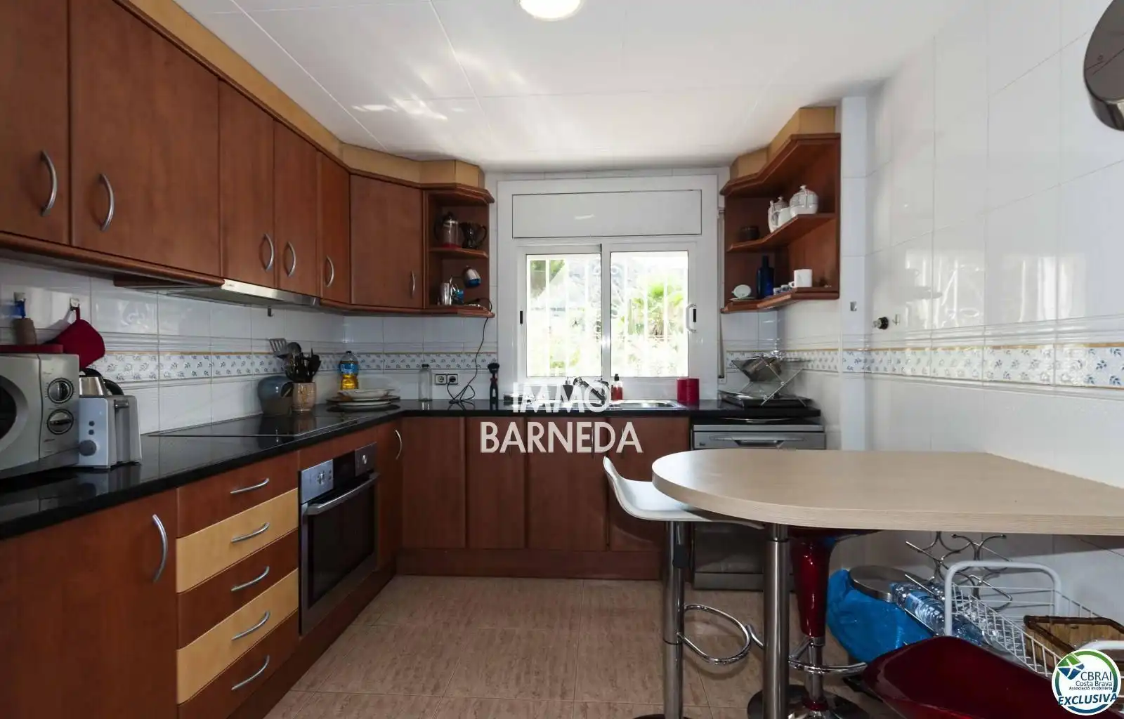 Kitchen of Flat for sale in Roses  with Heating, Terrace and Storage room