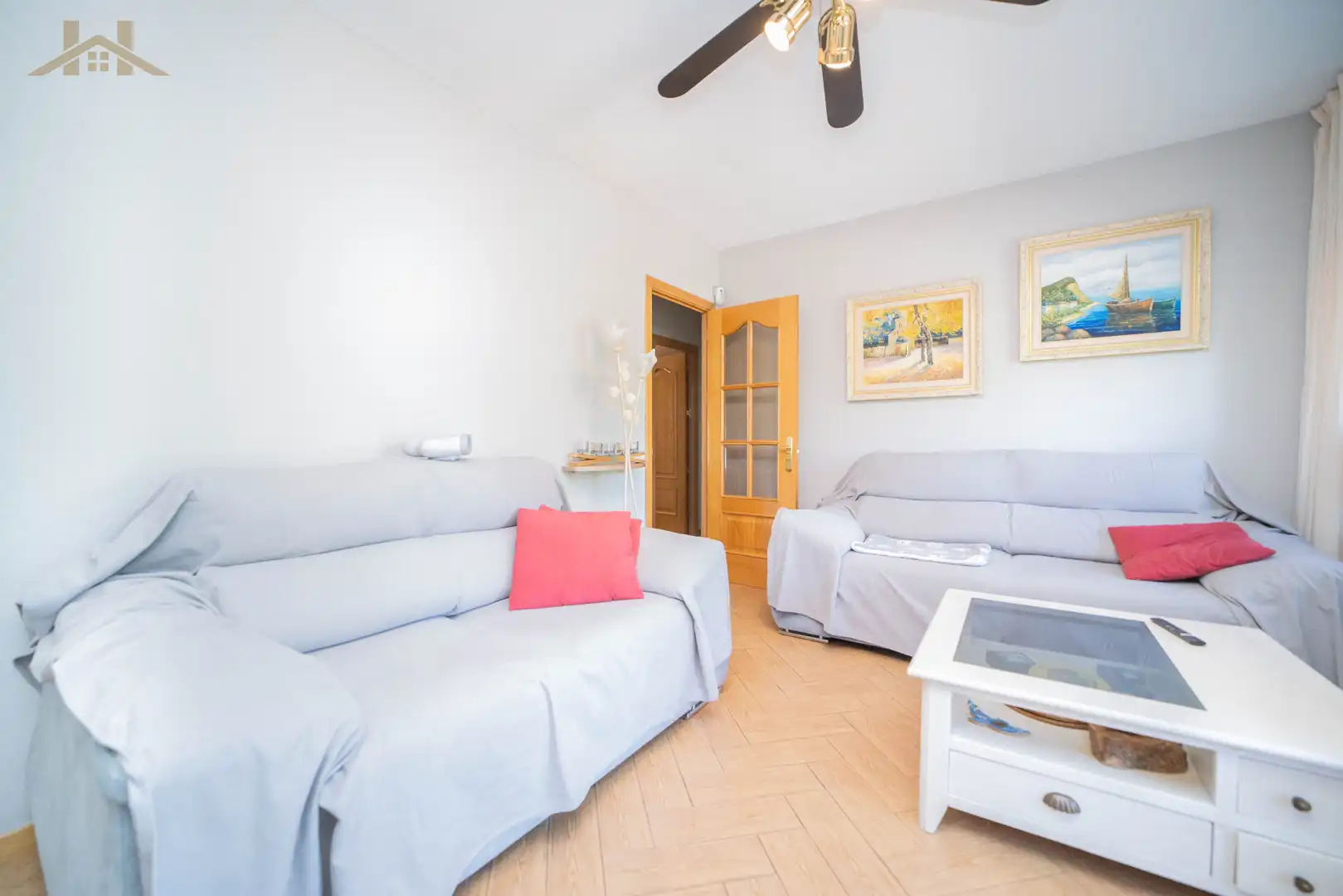 Living room of Flat for sale in Collado Villalba  with Heating, Terrace and Community pool