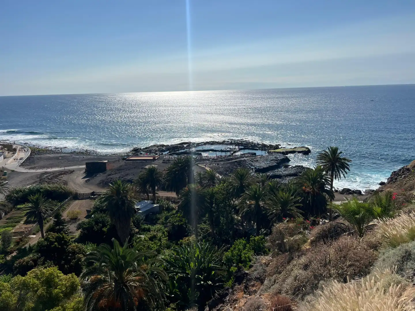 Vista exterior de Casa adosada en venta en Agaete con Jardín privado, Terraza y Amueblado