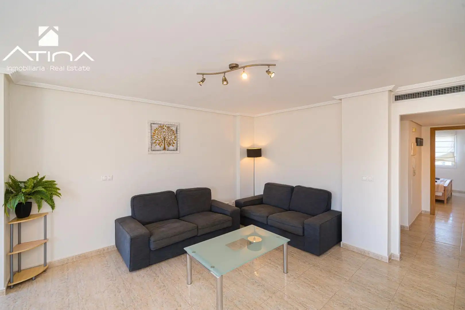Living room of Apartments for sale in Jávea / Xàbia  with Air Conditioner, Private garden and Terrace