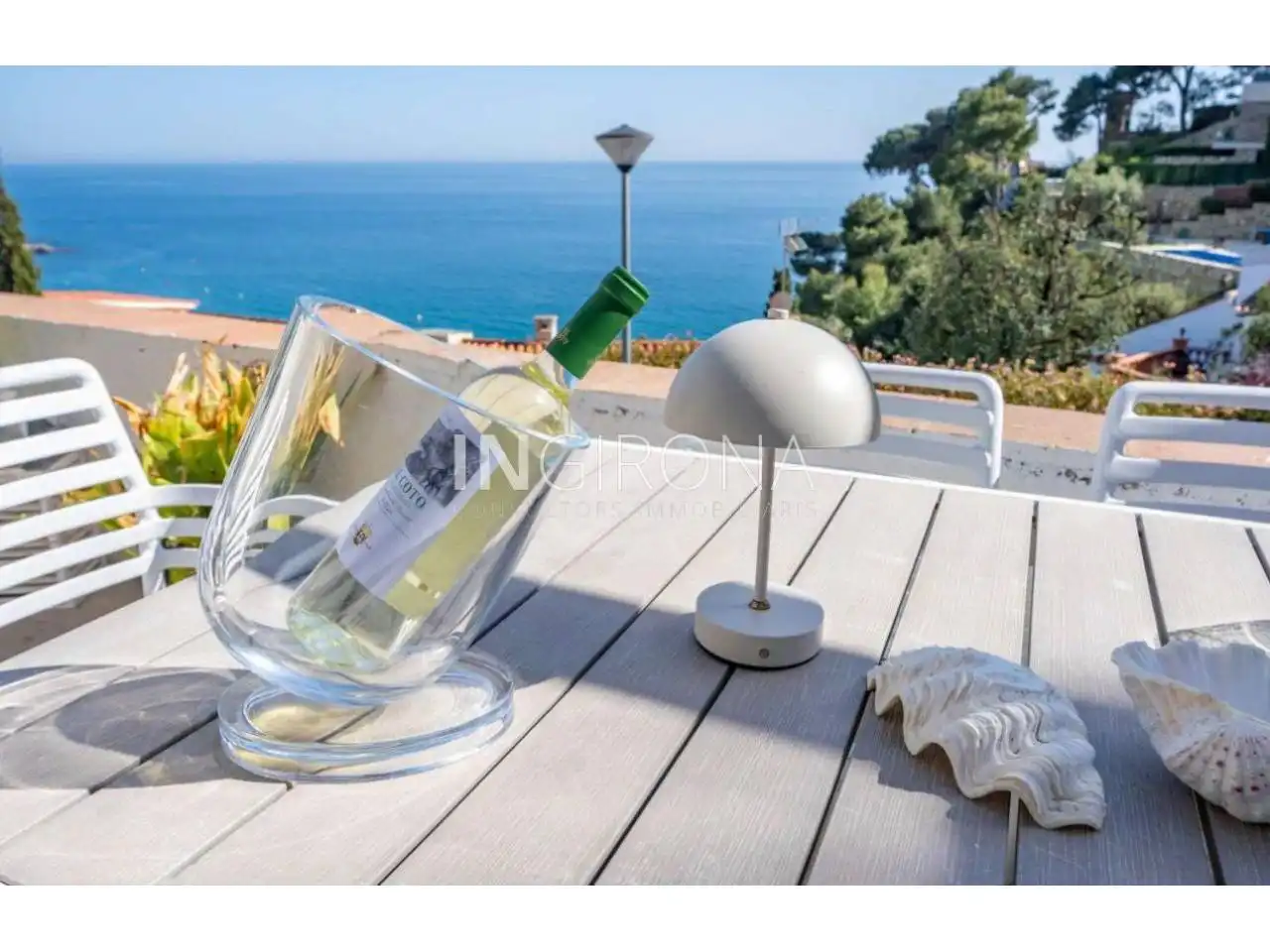 Terrassa de Casa o xalet de lloguer en Lloret de Mar amb Aire condicionat, Jardí privat i Terrassa
