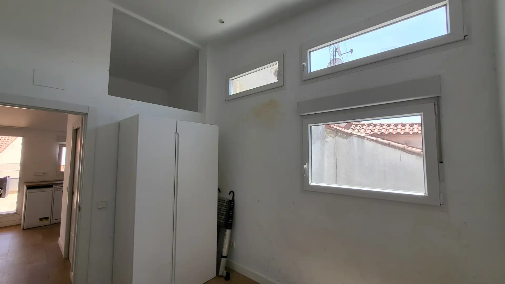 Schlafzimmer von Dachboden zum Verkauf in Madrid mit Klimaanlage, Heizung und Terrasse