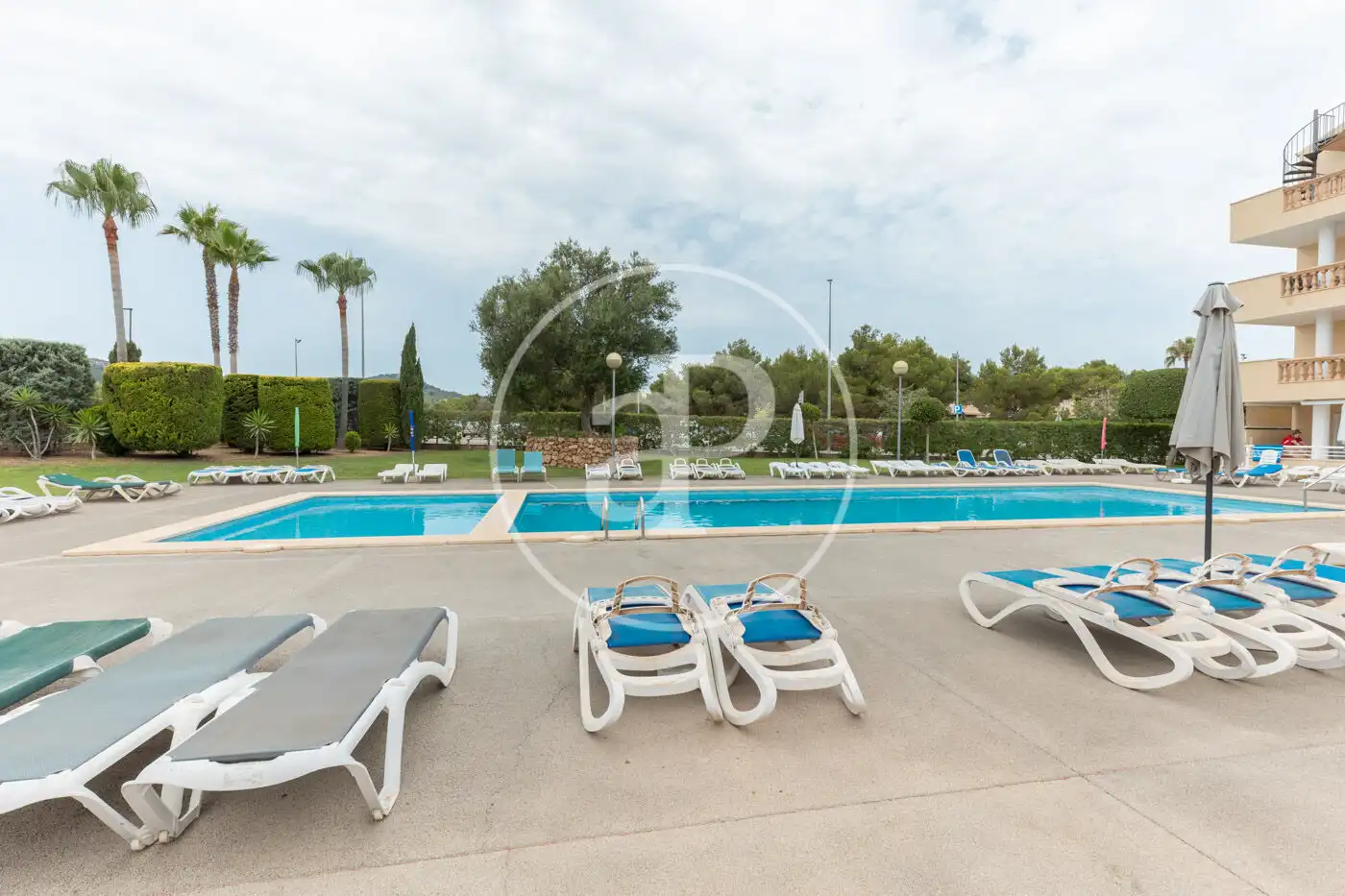 Piscina de Piso de alquiler en Son Servera con Aire acondicionado, Calefacción y Jardín privado