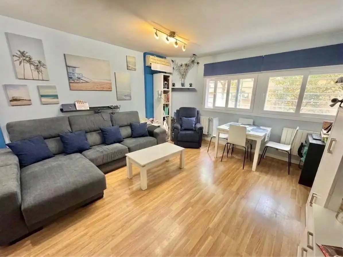 Sala de estar de Piso en venta en  Madrid Capital con Aire acondicionado, Calefacción y Amueblado