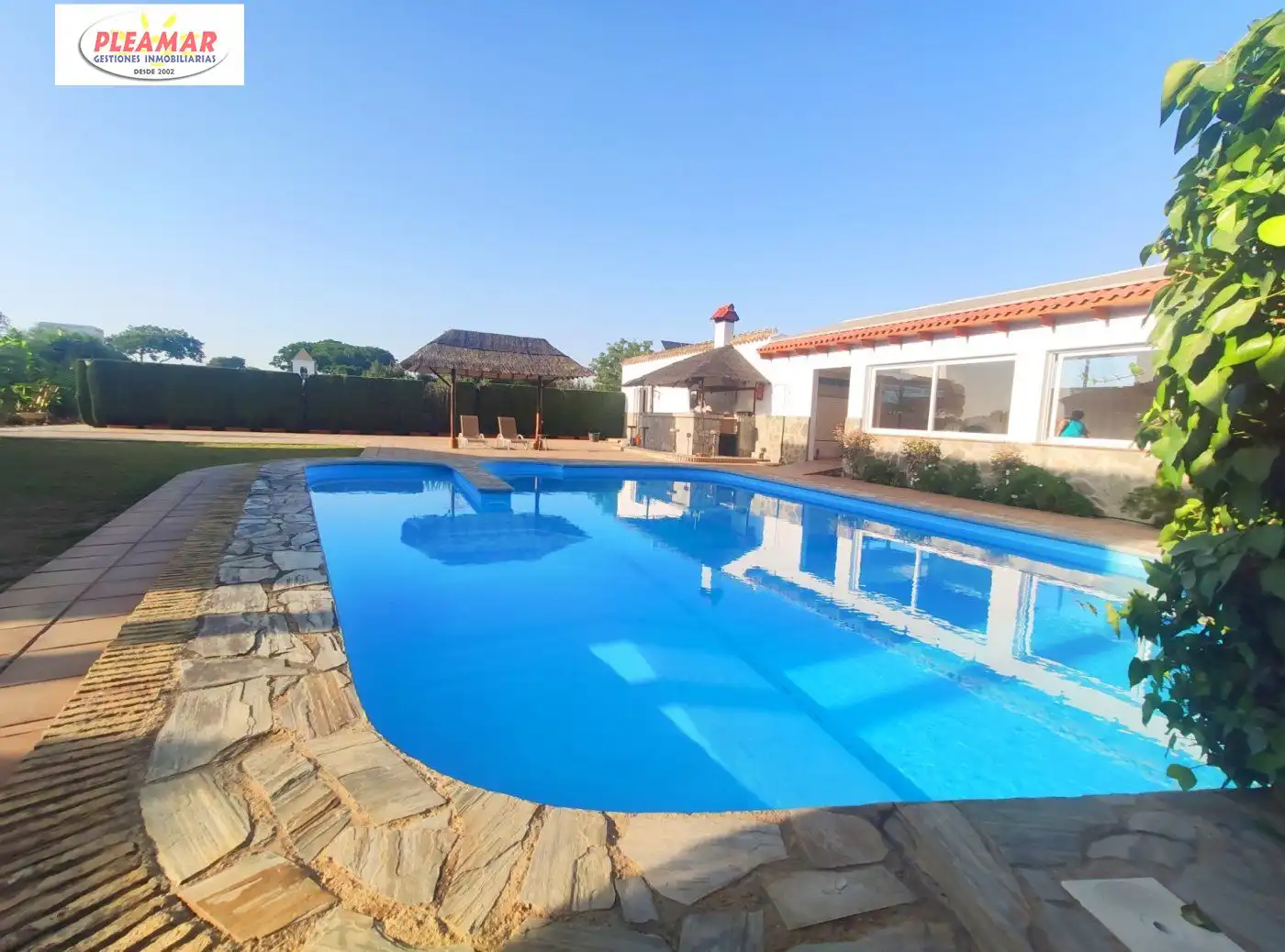 Casa rústica amb piscina en venda a Las Tres Piedras - Costa Ballena, imagen 7