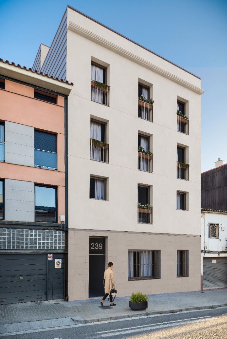 Exterior view of Planta baja for sale in Cerdanyola del Vallès  with Air Conditioner, Heating and Parquet flooring