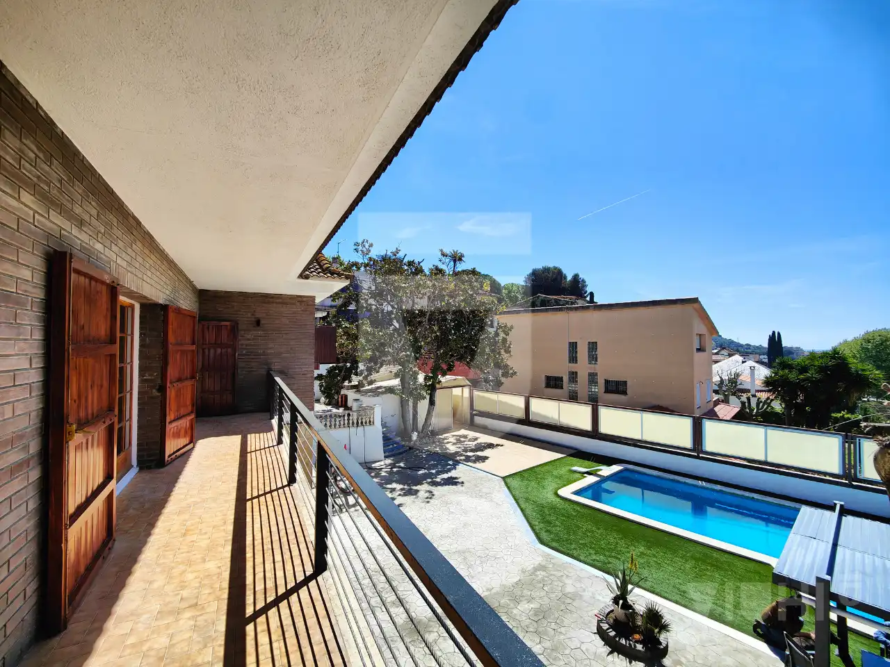Terraza de Casa o chalet en venta en Tiana con Aire acondicionado, Calefacción y Jardín privado