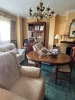 Sala d'estar de Casa o xalet en venda en Linares amb Aire condicionat, Jardí privat i Terrassa