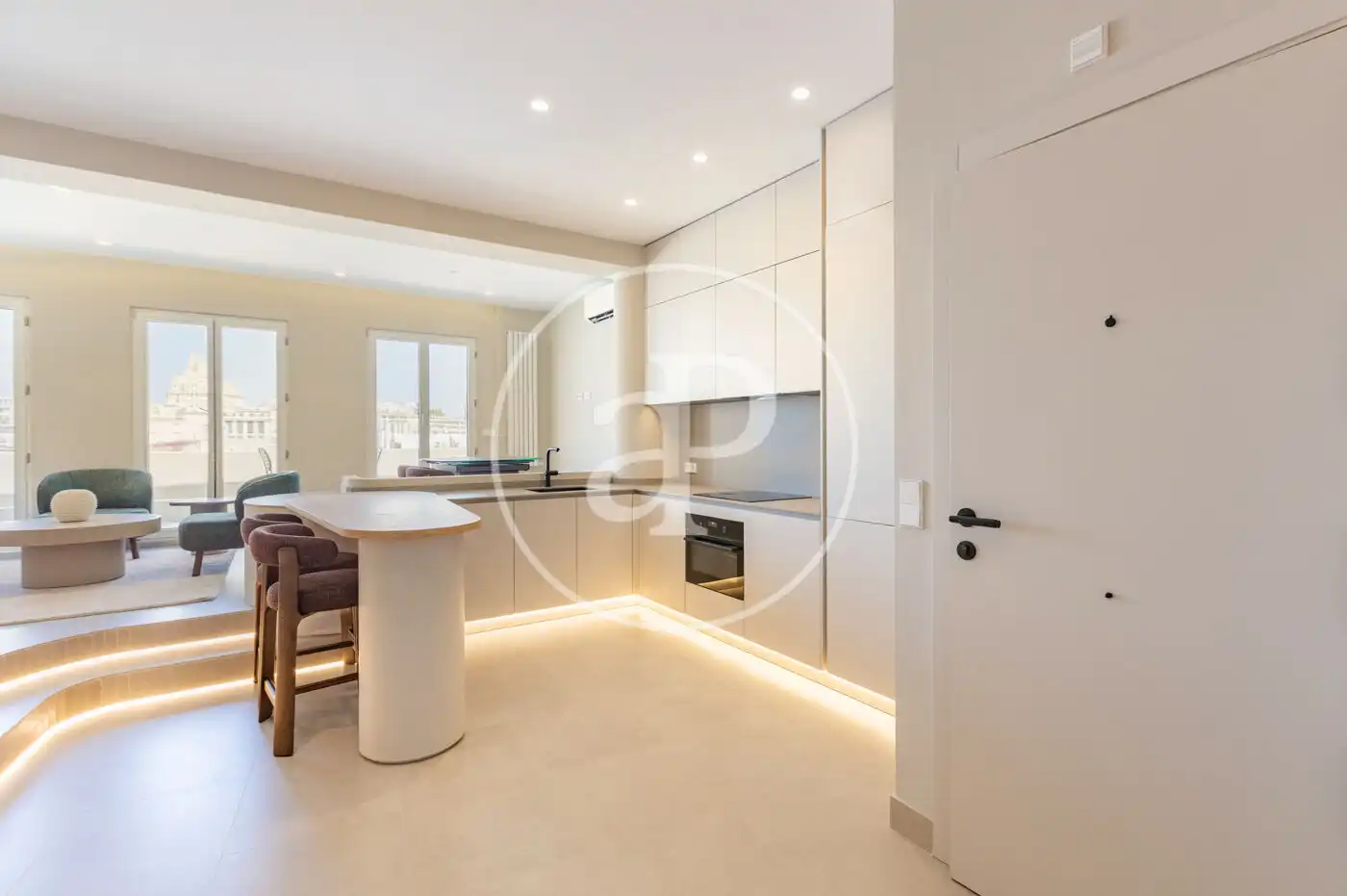 Kitchen of Flat for sale in Madrid  with Air Conditioner, Heating and Furnished