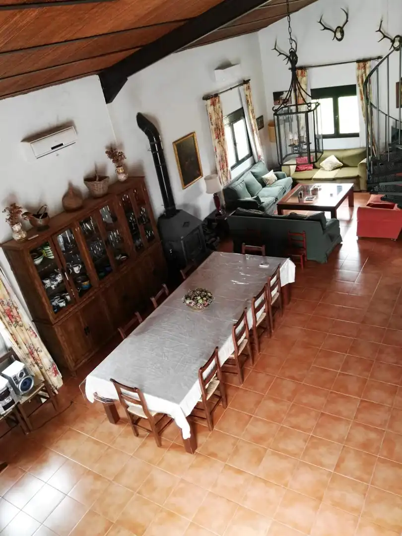 Menjador de Finca rústica en venda en Arcos de la Frontera amb Jardí privat i Piscina comunitària