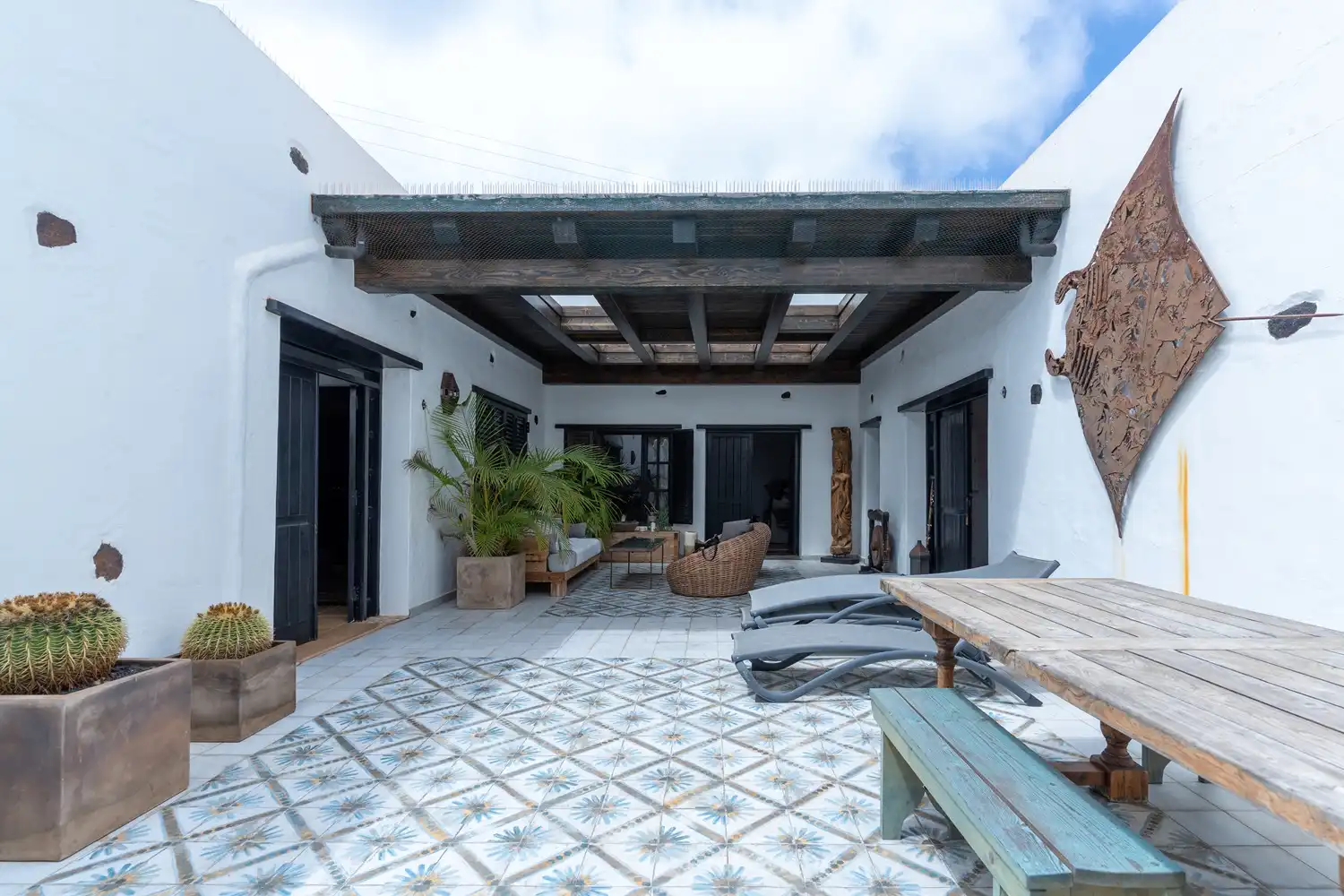 Terrace of Country homes for sale in Haría pueblo