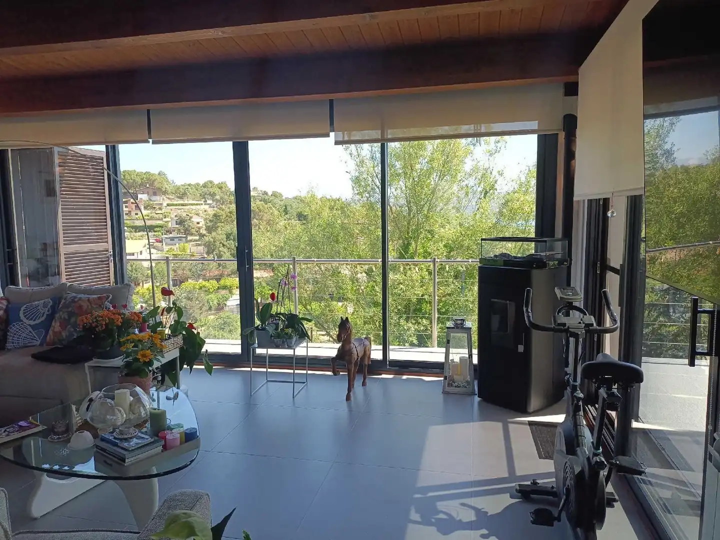 Terraza de Casa o chalet en venta en La Puebla de Castro con Aire acondicionado, Calefacción y Jardín privado