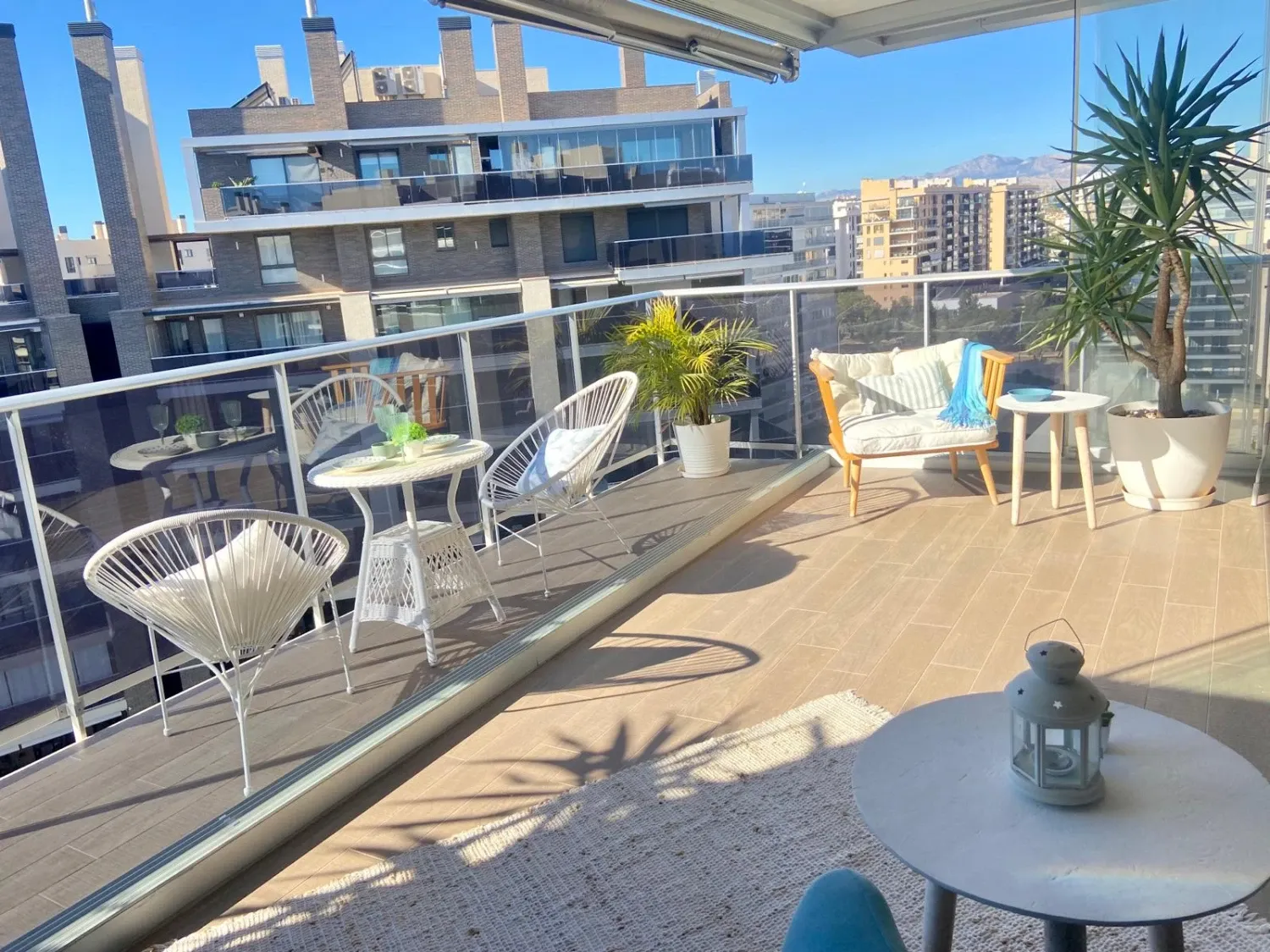 Terraza de Piso de alquiler en Alicante / Alacant con Aire acondicionado, Calefacción y Terraza