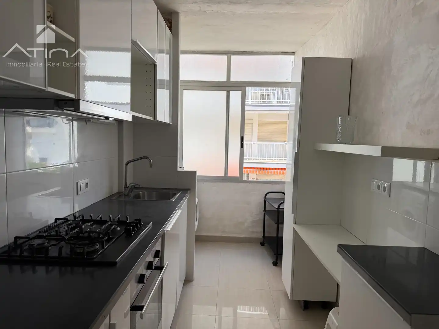 Cocina de Apartamento en venta en Gandia con Terraza