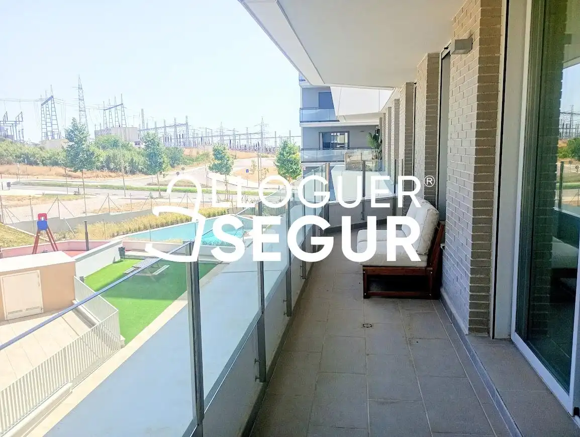 Terrace of Flat for rent in Viladecans  with Air Conditioner, Terrace and Swimming Pool