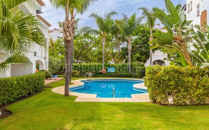 Garden of Flat for sale in Marbella  with Air Conditioner, Heating and Terrace