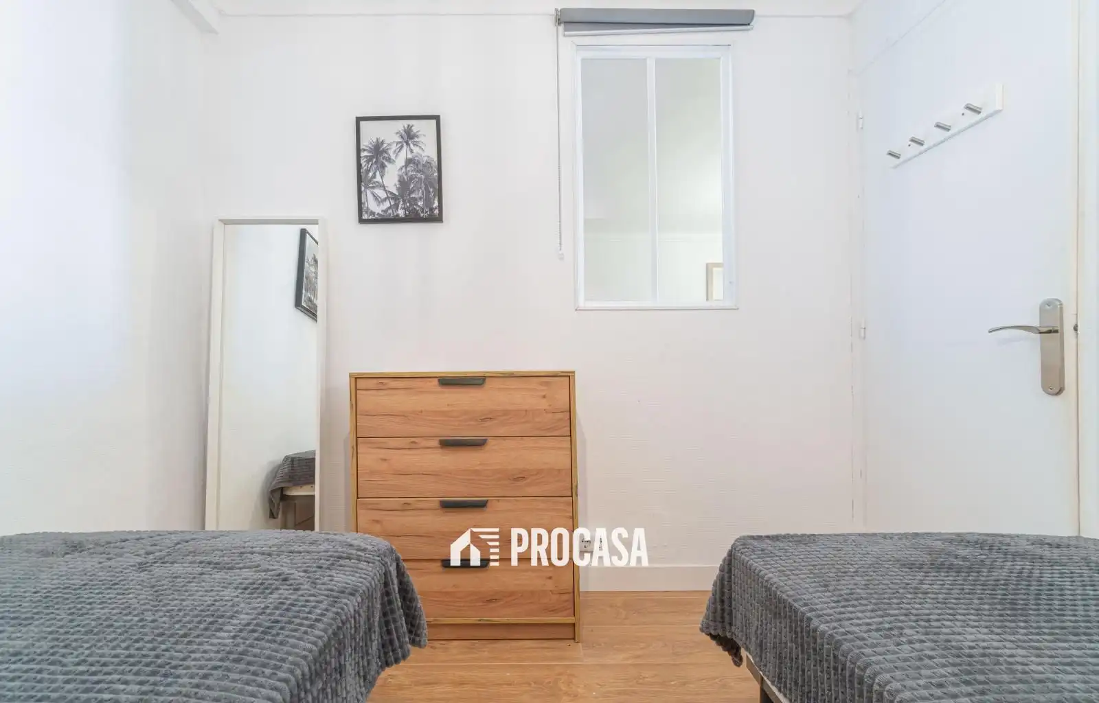 Schlafzimmer von Wohnung zum Verkauf in Empuriabrava mit Klimaanlage, Heizung und Terrasse