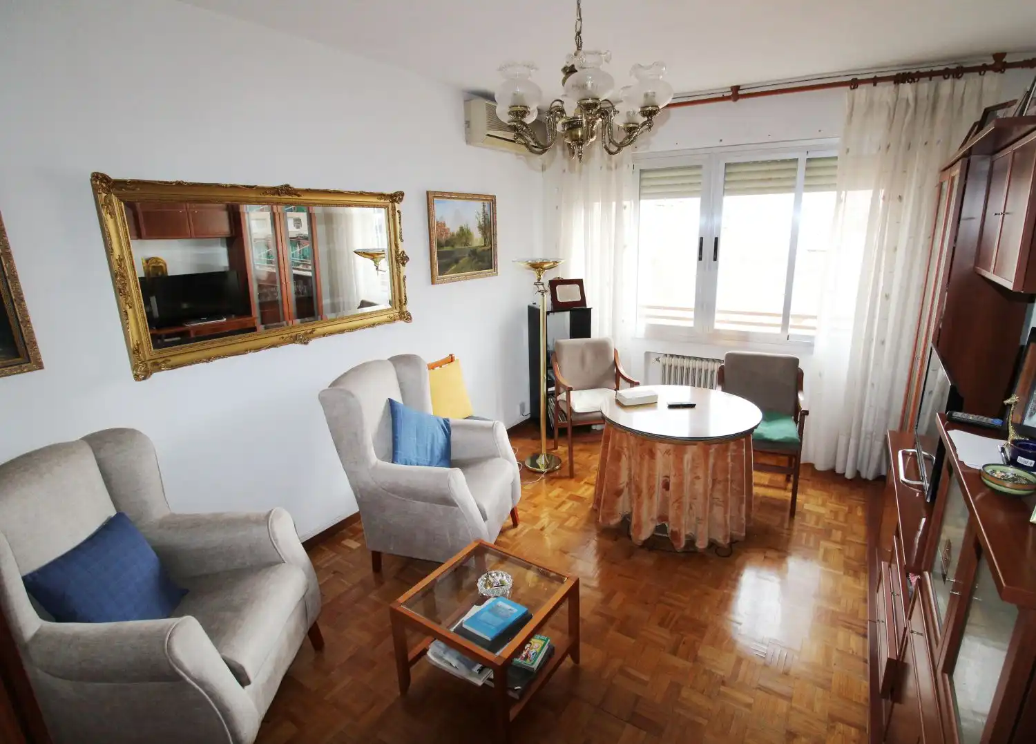 Sala de estar de Piso en venta en Ciudad Real con Aire acondicionado, Calefacción y Parquet