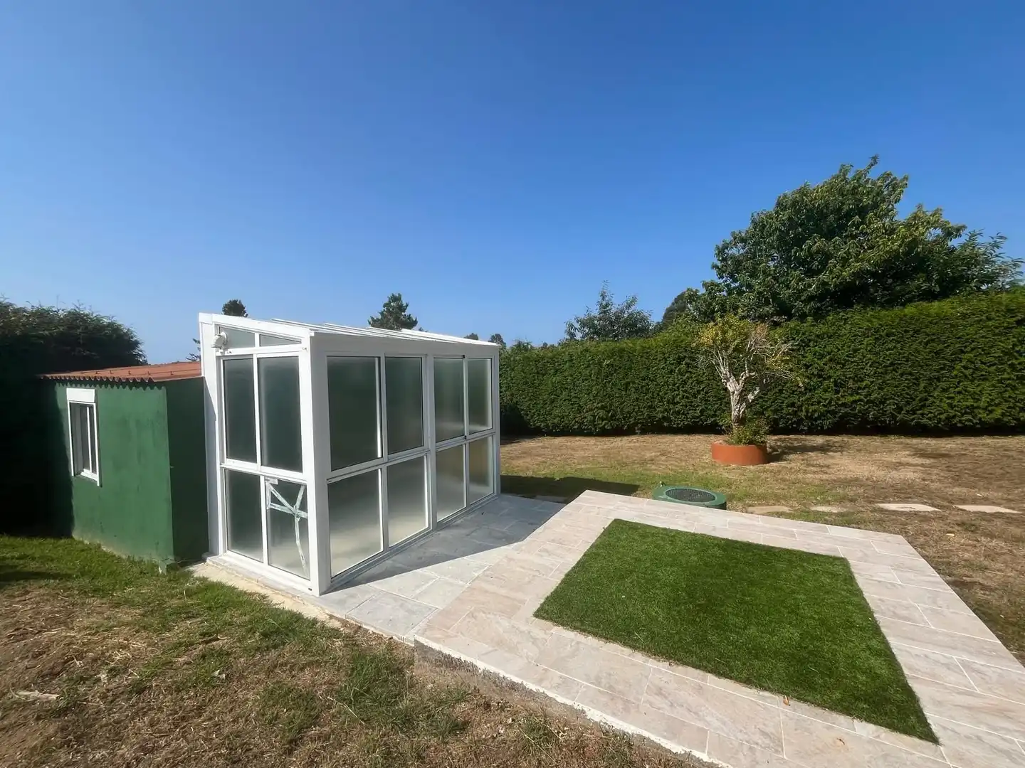 Jardí de Casa o xalet en venda en Oleiros amb Calefacció, Jardí privat i Terrassa