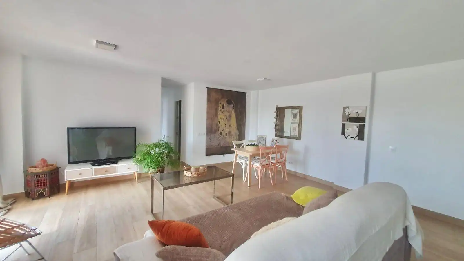 Sala d'estar de Pis en venda en Málaga amb Aire condicionat i Terrassa