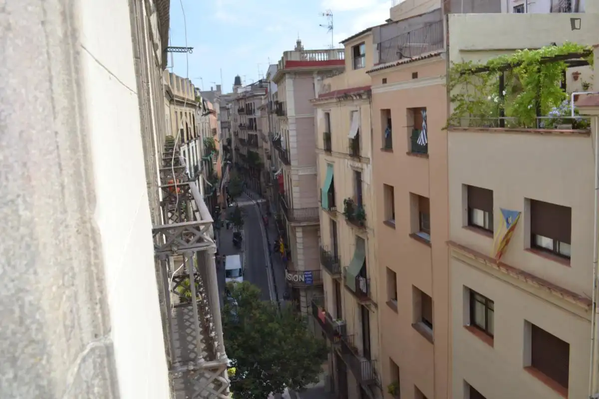 Vista exterior de Apartament per a compartir en Barcelona amb Moblat, Forn i Rentadora