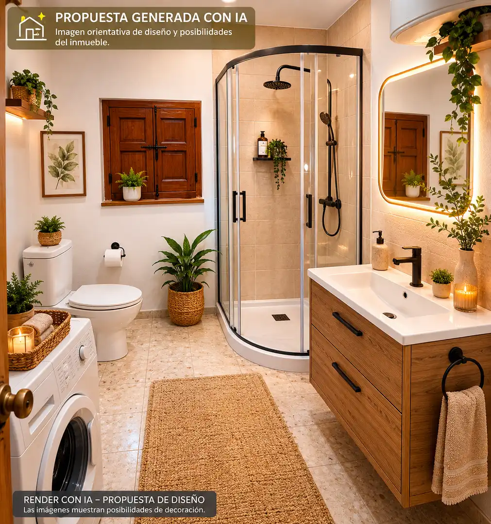 Badezimmer von Haus oder Chalet zum Verkauf in Cabañas de Yepes