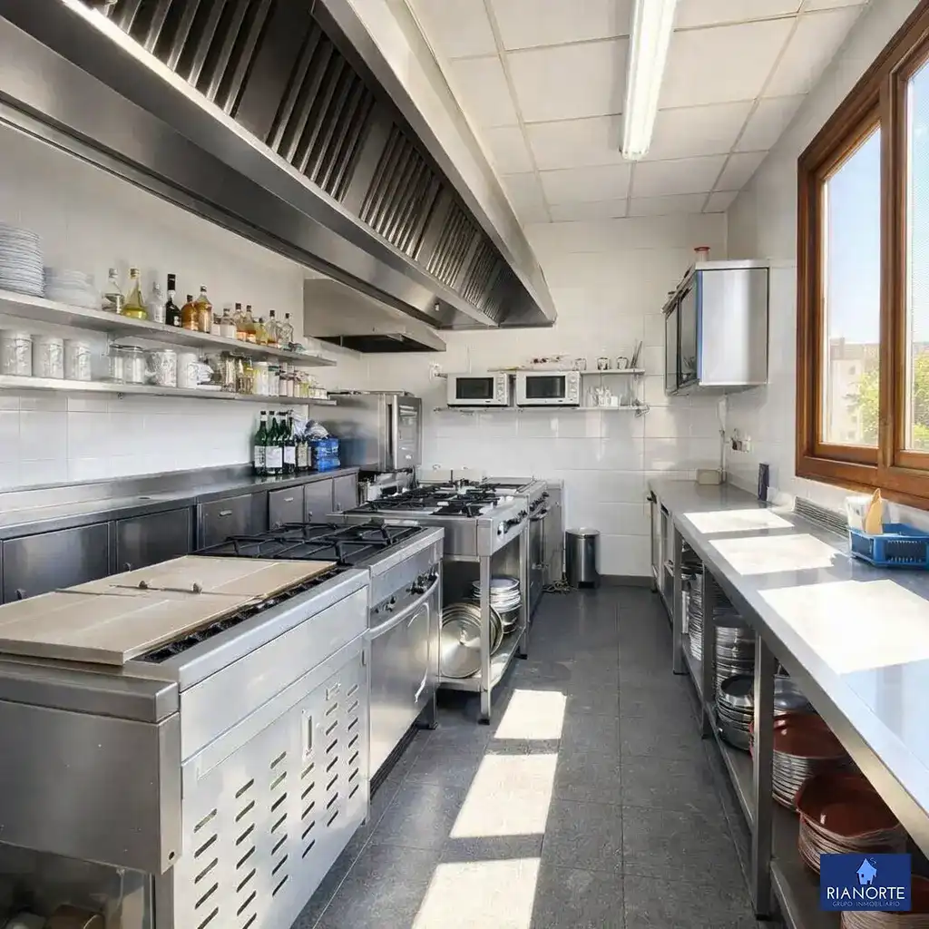 Cocina de Local de alquiler en Gozón con Aire acondicionado y Amueblado