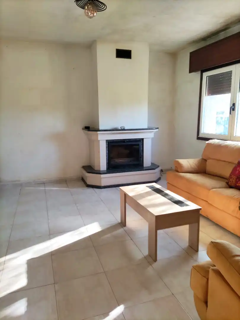 Living room of Houses for sale in Carballo  with Private garden, Furnished and Oven
