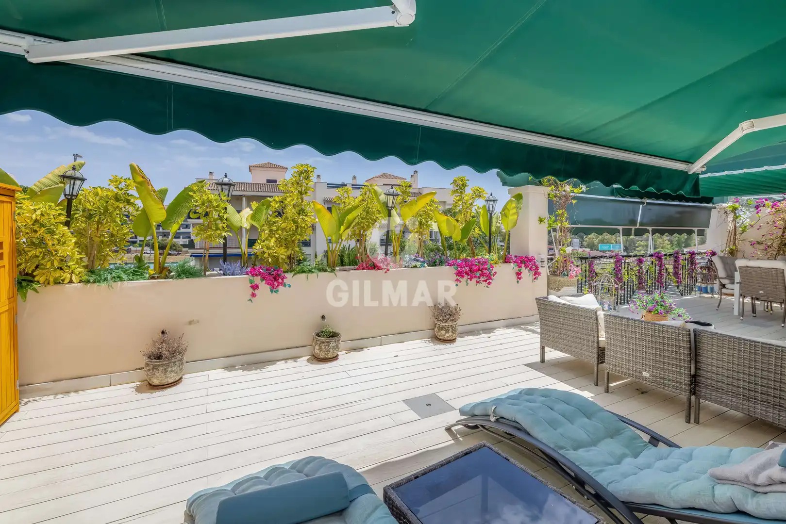 Terrace of Apartments for sale in Marbella  with Heating, Swimming Pool and Furnished