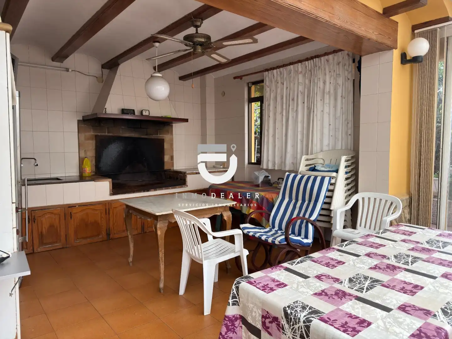 Terrassa de Casa o xalet en venda en Oliva amb Jardí privat, Terrassa i Piscina