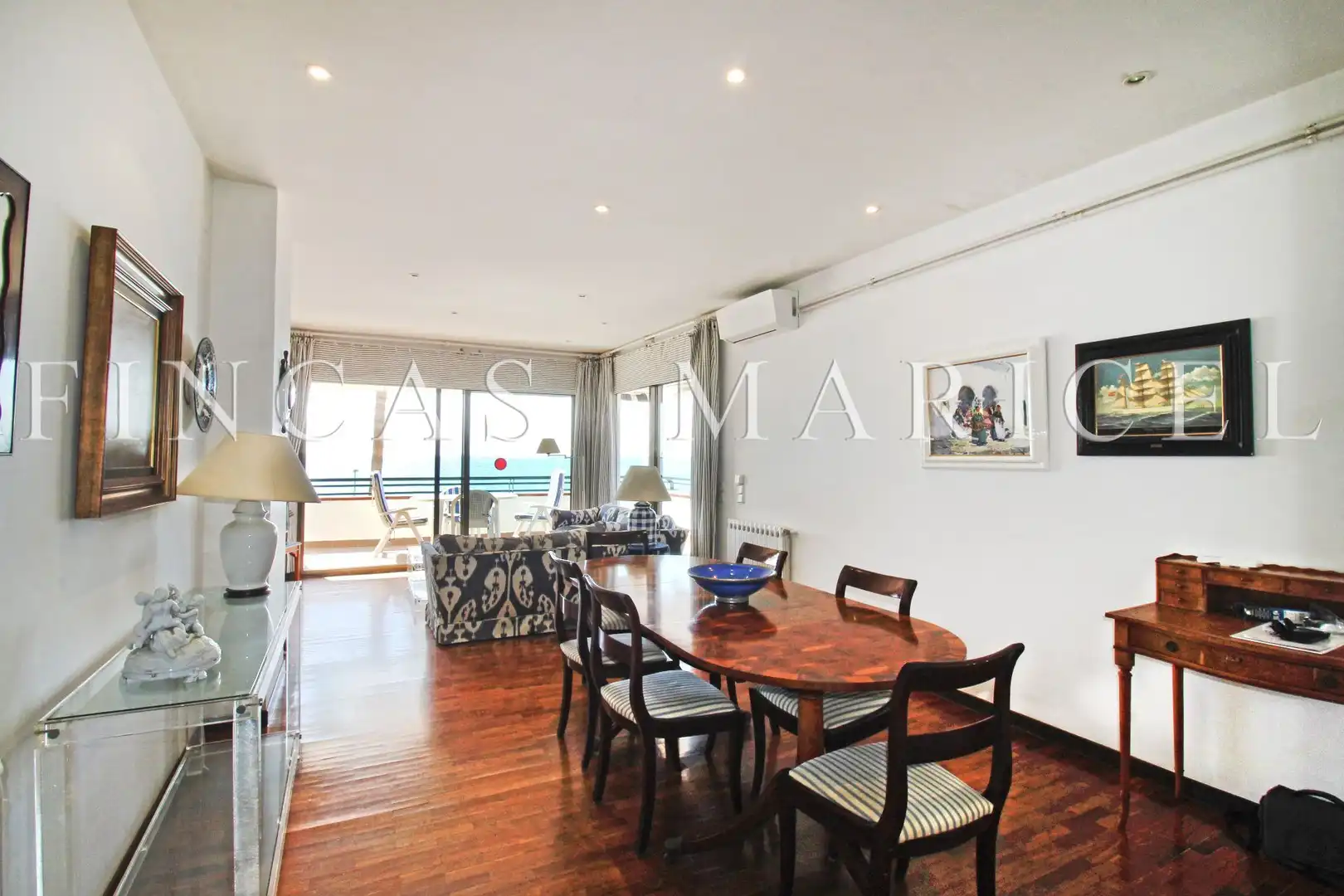 Comedor de Ático de alquiler en Sitges con Aire acondicionado, Calefacción y Terraza