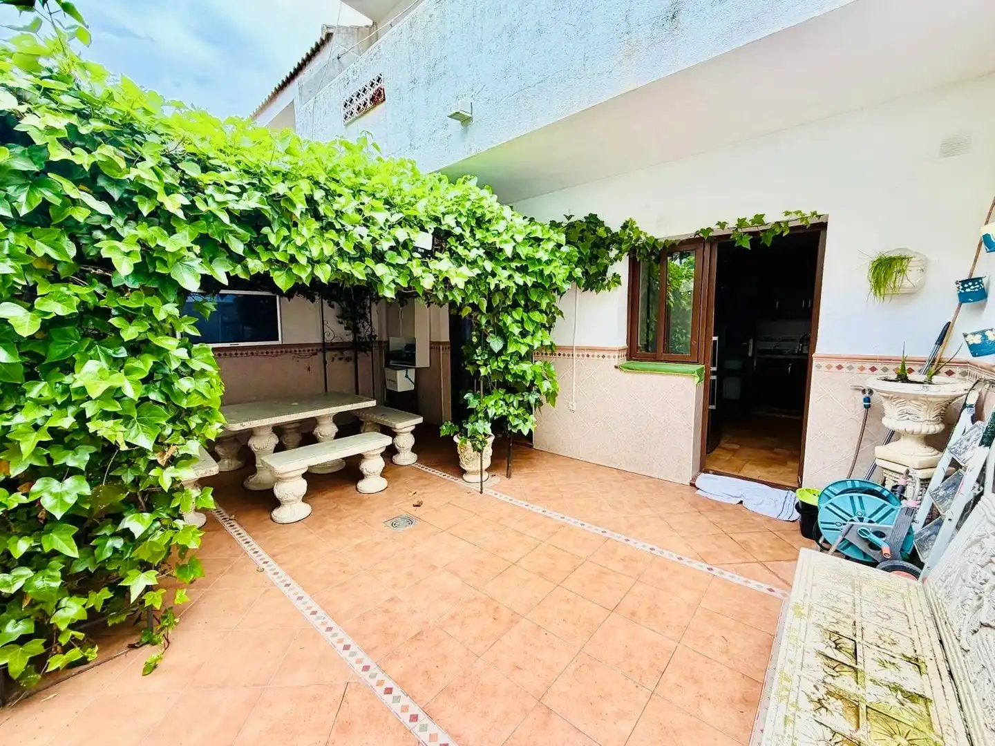 Terraza de Casa adosada en venta en Benalmádena con Aire acondicionado, Calefacción y Terraza