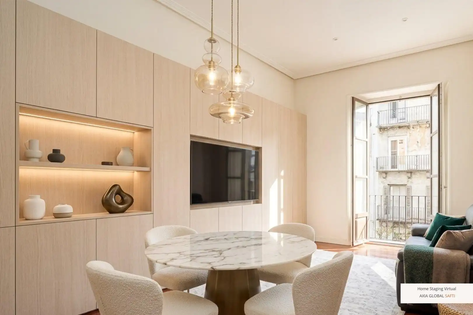 Comedor de Piso en venta en Donostia - San Sebastián  con Calefacción y Balcón