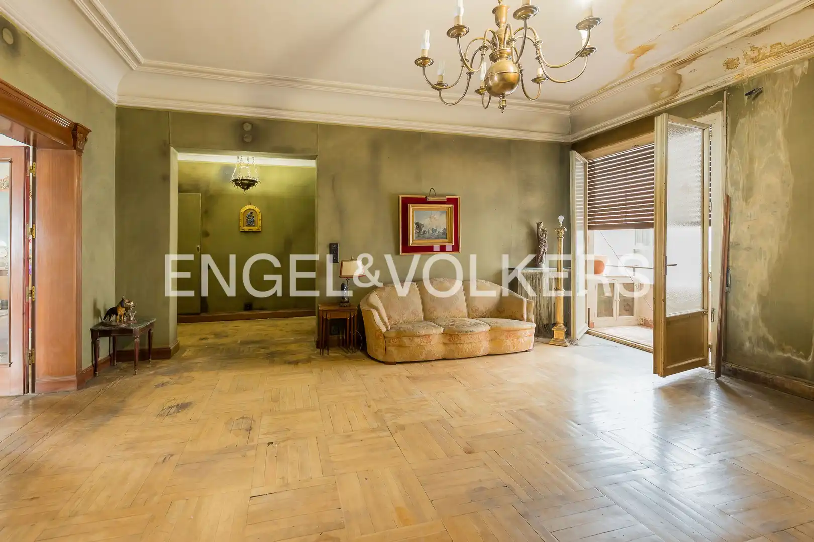 Wohnzimmer von Wohnung zum Verkauf in Madrid mit Heizung, Parkett und Abstellraum