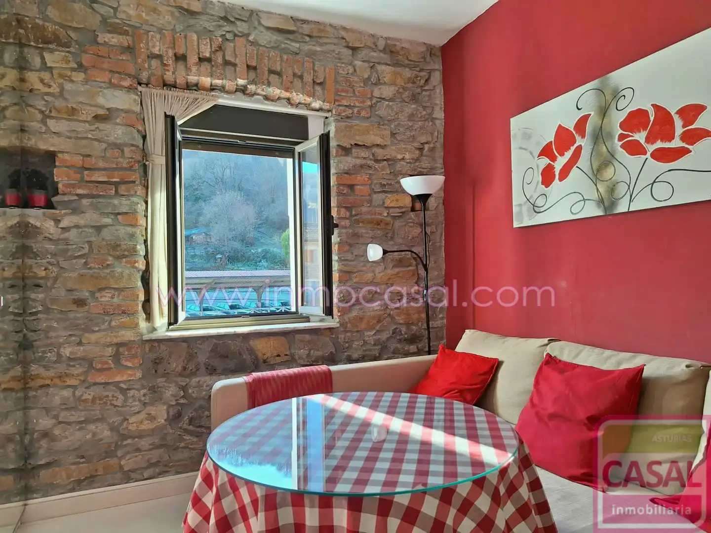 Bedroom of Flat for sale in Mieres (Asturias)  with Terrace and Furnished
