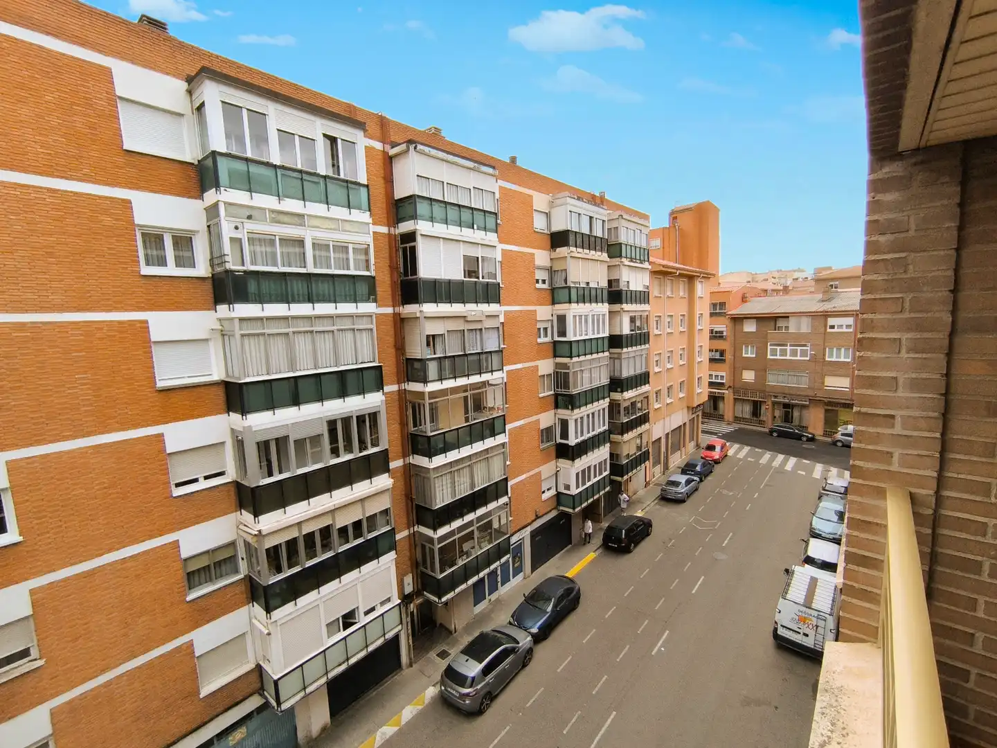 Vista exterior de Pis en venda en Palencia amb Calefacció, Terrassa i Forn