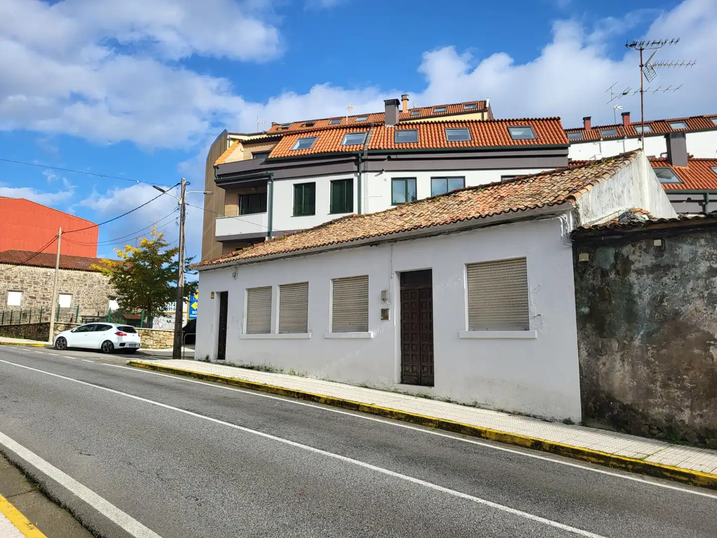 Vista exterior de Casa o chalet en venta en Boiro con Amueblado
