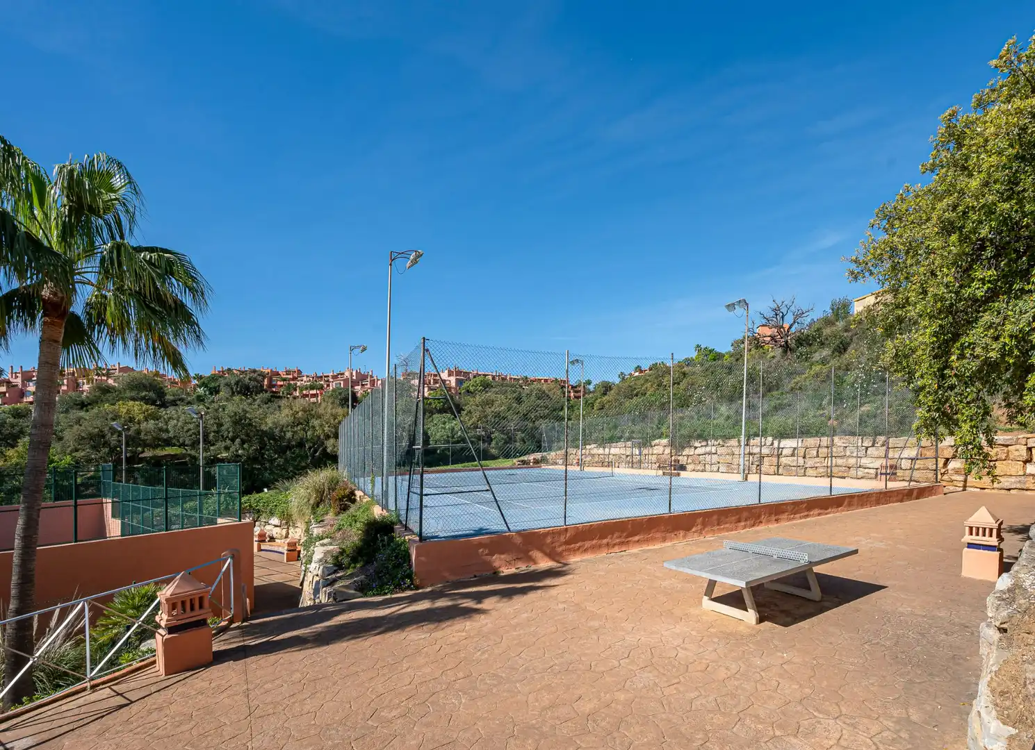 Terrasse von Wohnungen zum Verkauf in Ojén mit Klimaanlage, Heizung und Terrasse