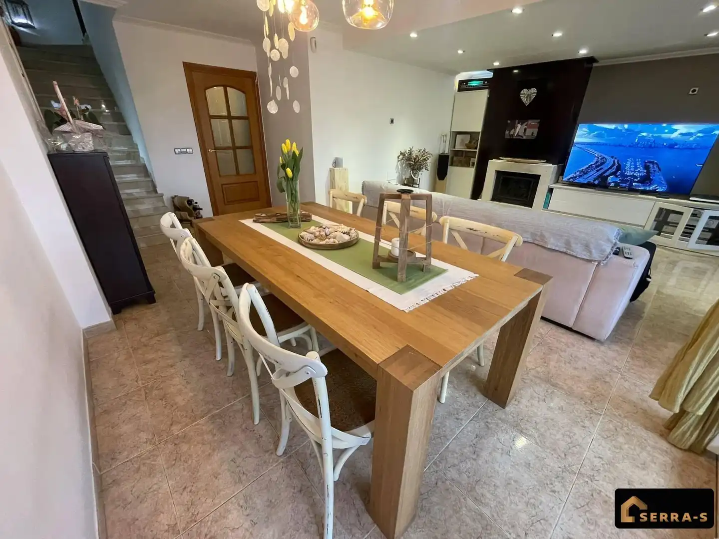 Esszimmer von Dachboden zum Verkauf in Malgrat de Mar mit Terrasse und Balkon