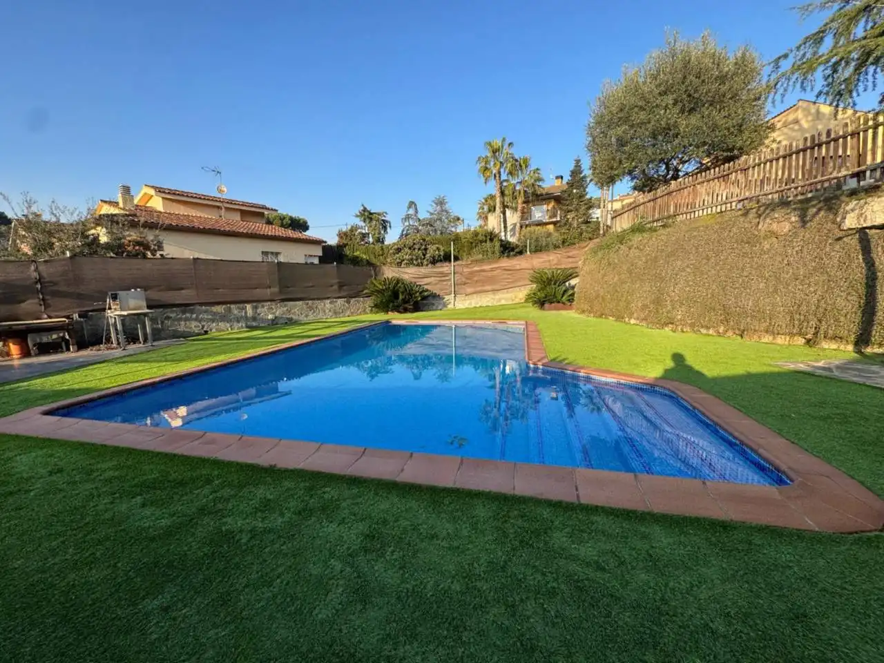 Schwimmbecken von Haus oder Chalet zum Verkauf in Vilanova del Vallès mit Heizung, Privatgarten und Terrasse