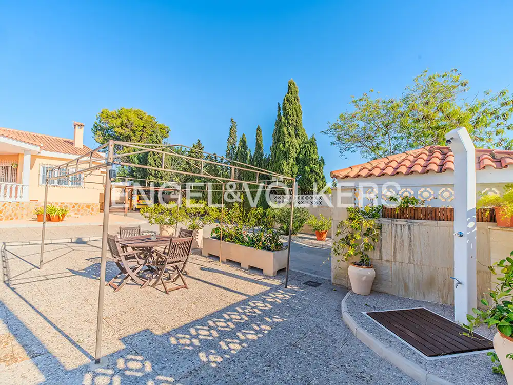 Terraza de Casa o chalet en venta en Mutxamel con Aire acondicionado, Calefacción y Jardín privado