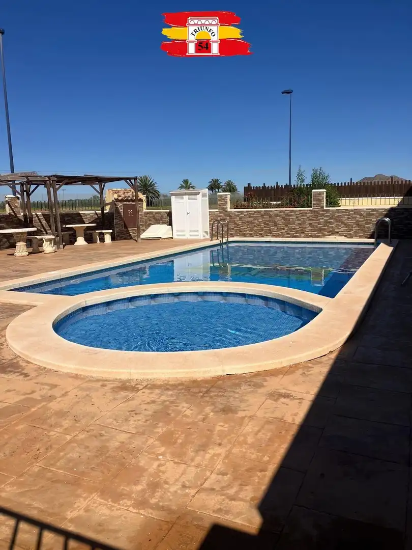 Piscina de Casa o chalet en venta en San Javier con Aire acondicionado, Jardín privado y Amueblado