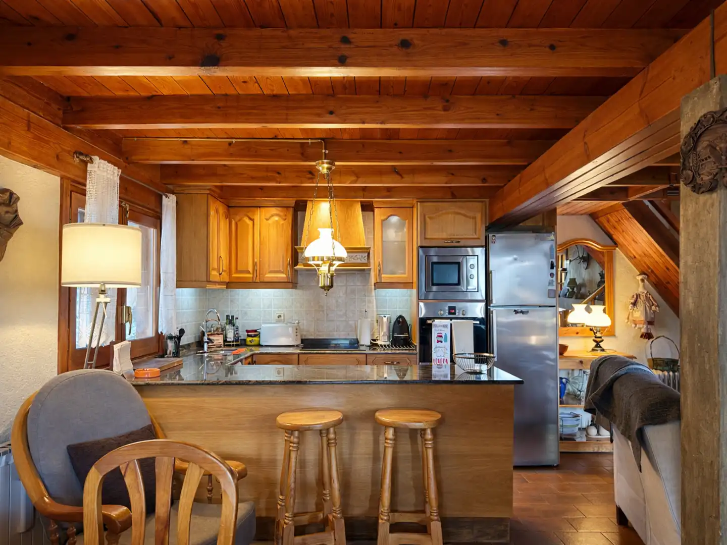 Cocina de Casa o chalet en venta en Toses con Calefacción, Jardín privado y Parquet
