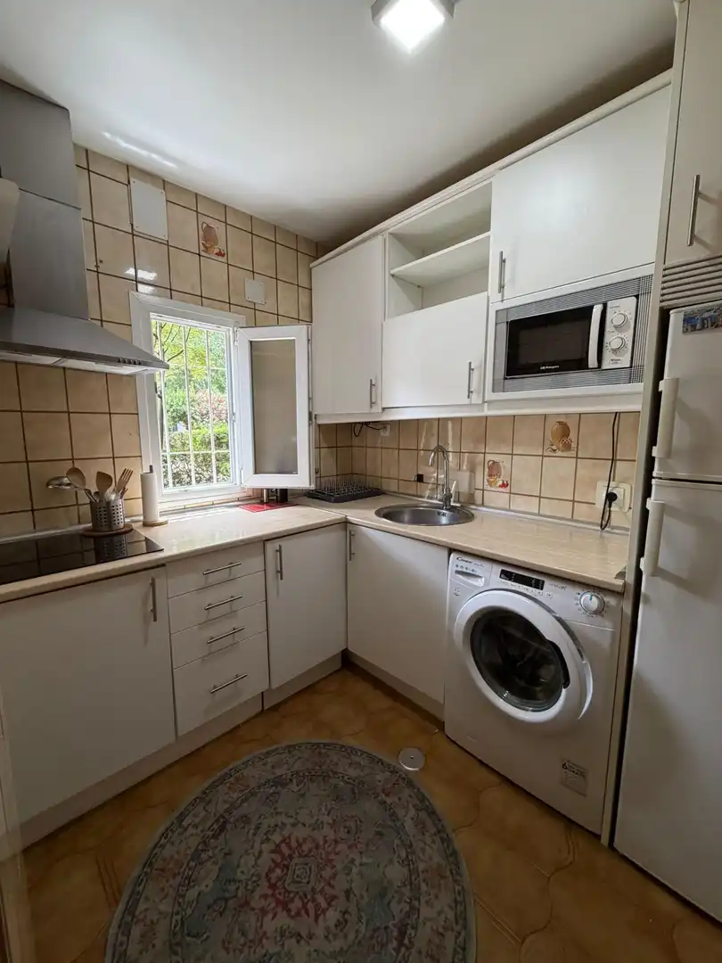 Cocina de Piso de alquiler en Madrid con Aire acondicionado, Calefacción y Parquet